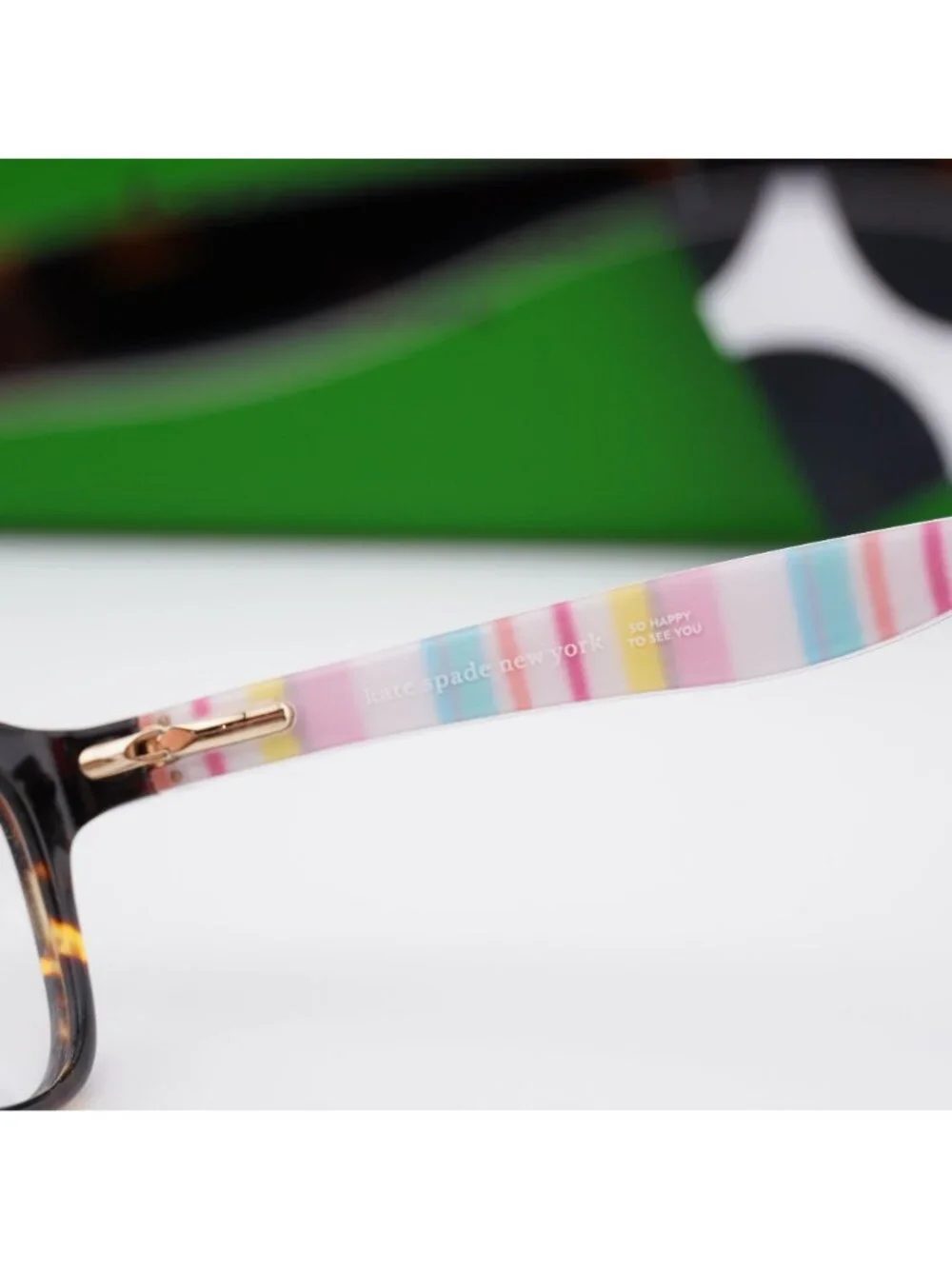 Kate Spade BRYLIE 0RNL 00 Rectangle Eyeglasses – Havana Pattern 54mm
